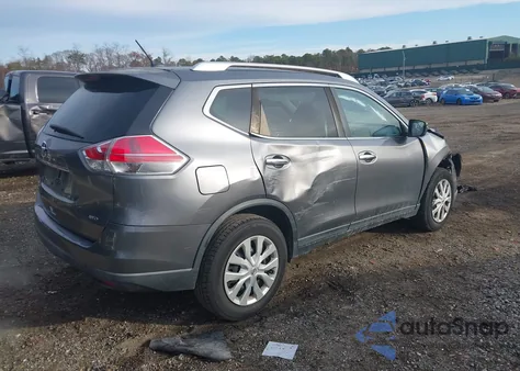 2016 Nissan Rogue S из США, поврежденный, VIN KNMAT2MV6GP616803